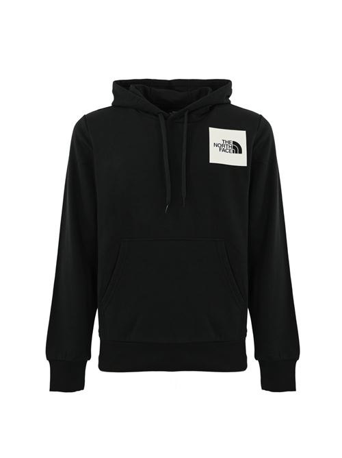 Felpa Fine con cappuccio in cotone nero The North Face | NF0A89EUJK31